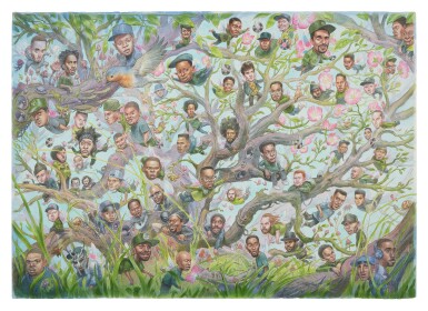 View full screen - View 1 of Lot 67. "Fifty Plus" original watercolor illustration by Dan Lish, 2021 .