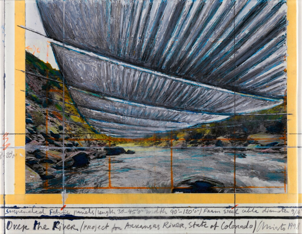 View full screen - View 1 of Lot 63. Over The River (Project for Arkansas River, State of Colorado).
