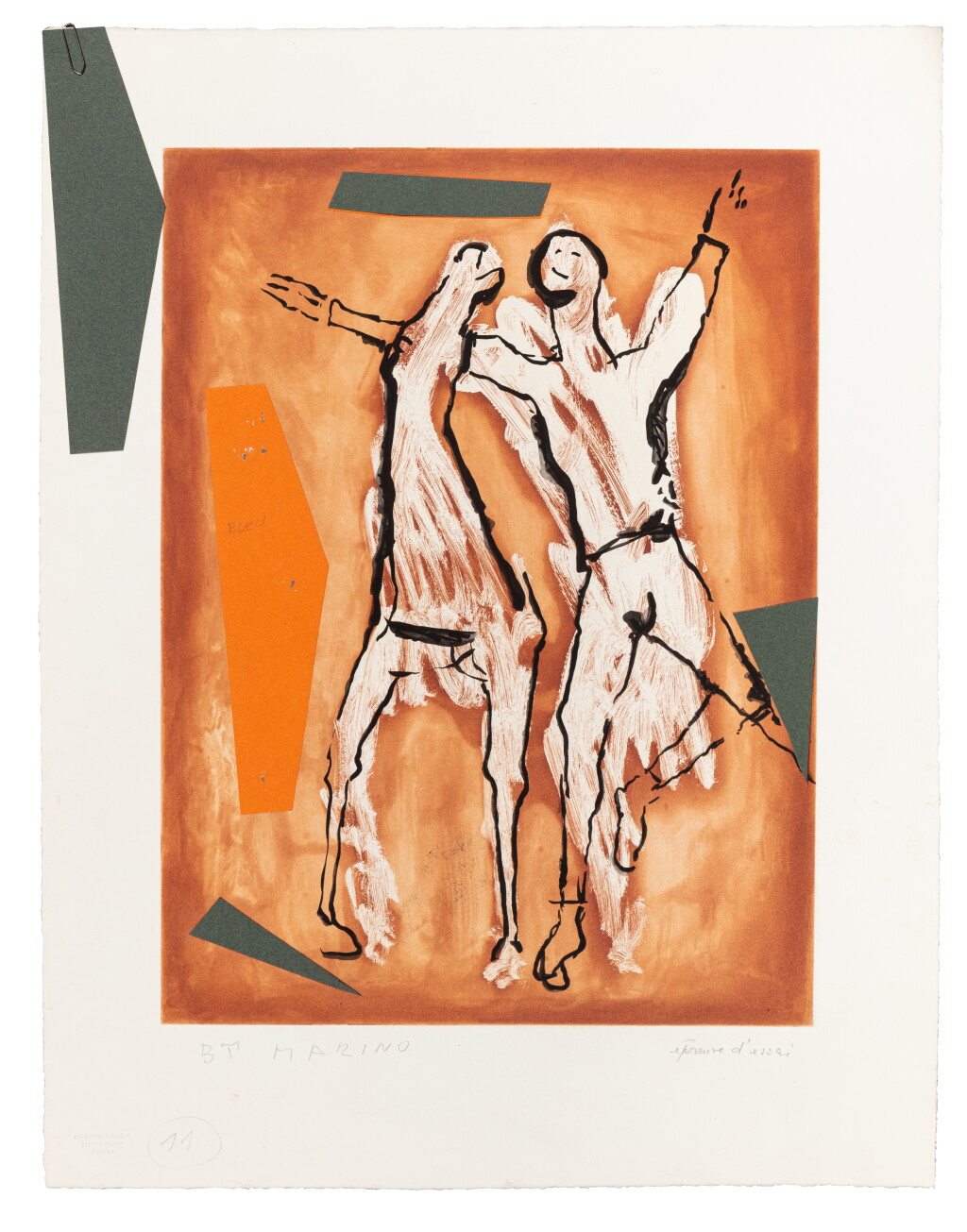 View full screen - View 1 of Lot 371. Cavaliere e cavallo (G. A203).