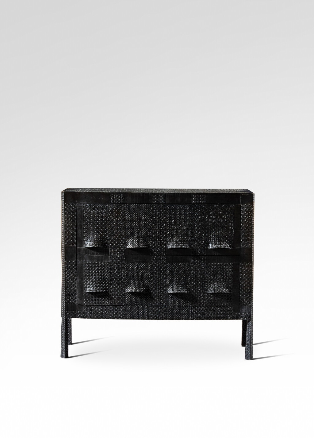 View full screen - View 1 of Lot 159. Galuchat chest of drawers.