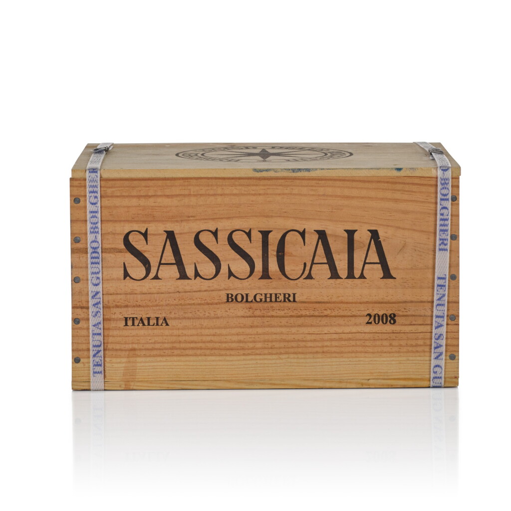 View full screen - View 1 of Lot 392. Sassicaia 2008 (6 BT).