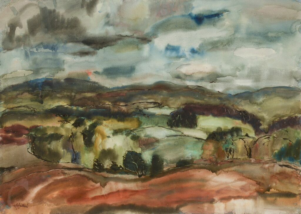 View full screen - View 1 of Lot 115. The Moor Evening.