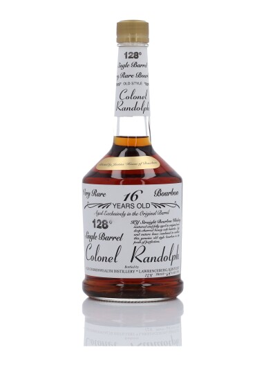 View full screen - View 1 of Lot 440. Old Commonwealth Colonel Randolph Single Barrel 16 Year Old 128 Proof NV (1 Bottle 75cl).
