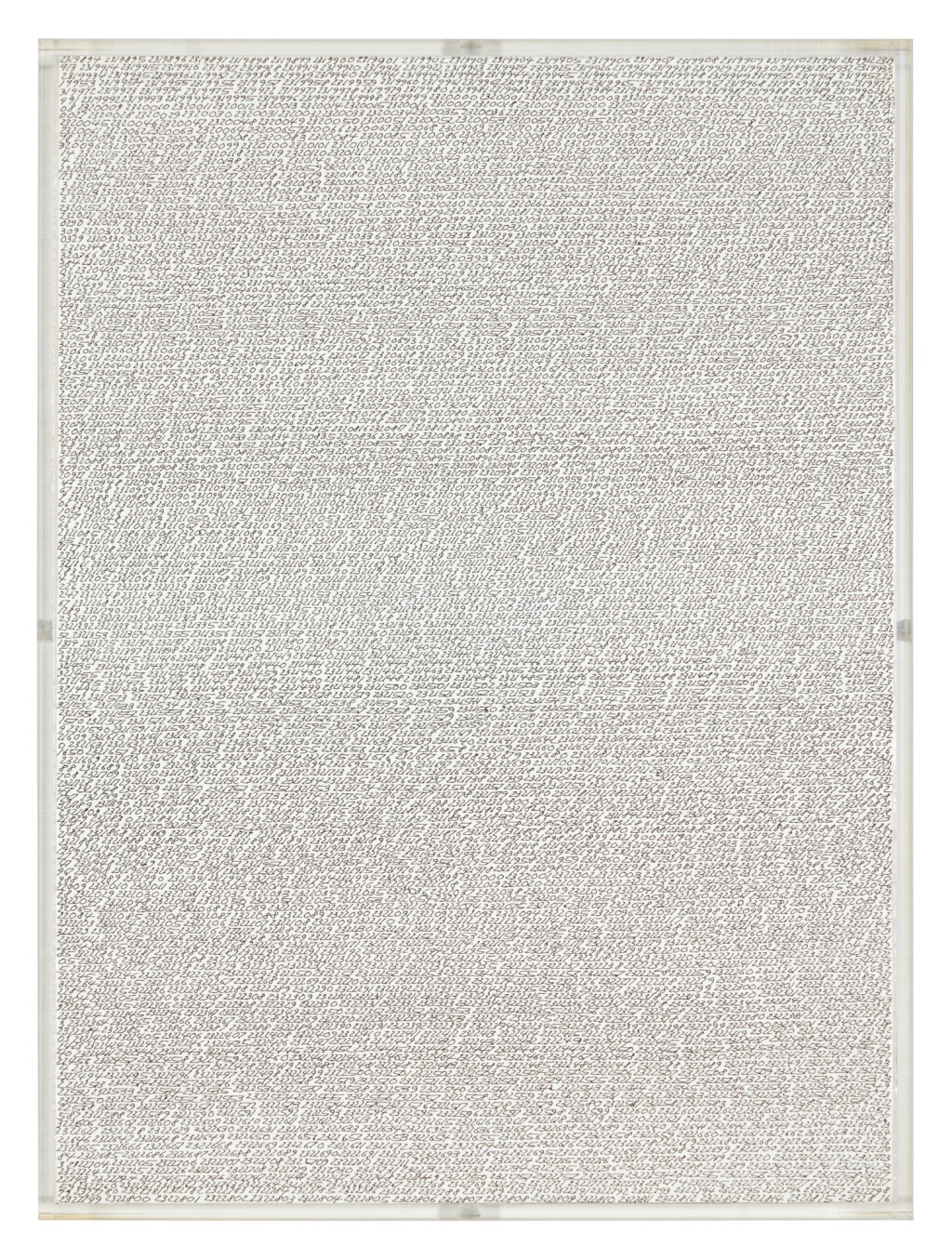 View full screen - View 1 of Lot 86. OPALKA 1965/1 – ∞ Detail 2319894 – 2322816, Carte de voyage.