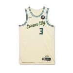 Myles Turner Milwaukee Bucks 2025-2026 Game Worn City Edition Jersey