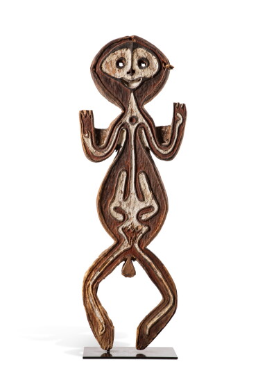 View full screen - View 1 of Lot 35. Statue bioma, Fleuve Era, Papouasie-Nouvelle-Guinée | Bioma Figure, Era River, Papua New Guinea.