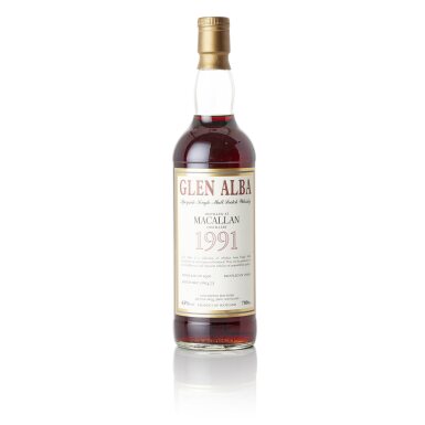 View full screen - View 1 of Lot 1527. Macallan Glen Alba 43.0 abv 1991 (1 BT70).