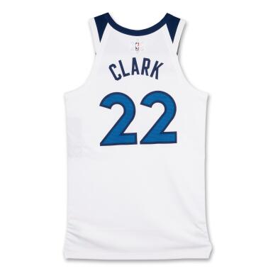 View full screen - View 1 of Lot 22. Jaylen Clark ‘Christmas Day’ Minnesota Timberwolves 2025-2026 Game Worn Association Edition Jersey.