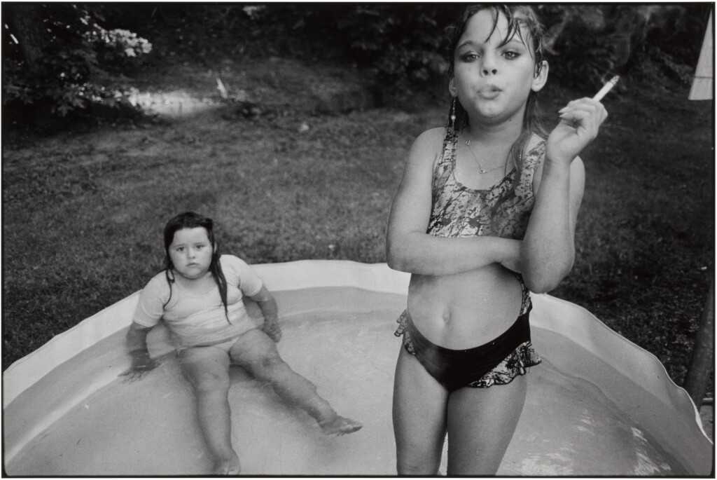 View full screen - View 1 of Lot 4. Amanda and Her Cousin Amy, Valdese, North Carolina.
