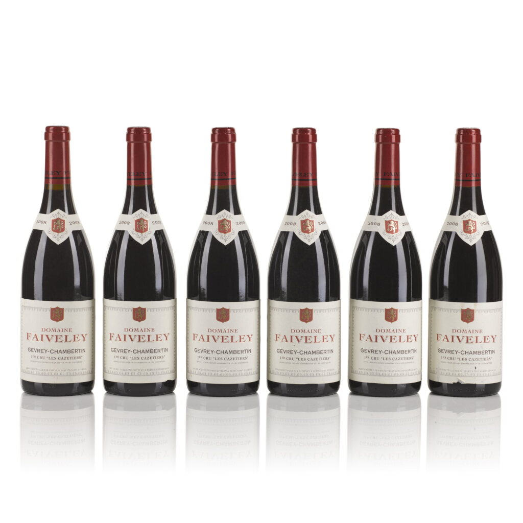 View full screen - View 1 of Lot 504. Gevrey Chambertin, Les Cazetiers 2008 Faiveley (12 BT).