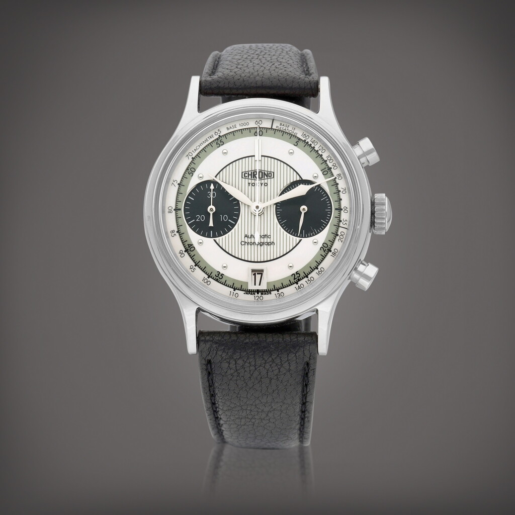 全萤幕检视 - 查看8630Tic Tac x Hajime Asaoka, Reference CH001W | A stainless steel chronograph wristwatch with date, Circa 2020 | Tic Tac x Hajime Asaoka 型號CH001W | 精鋼計時腕錶,備日期顯示,約2020年製的1