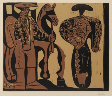 View full screen - View 1 of Lot 202. PABLO PICASSO | PICADOR ET TORERO (B. 906; BA. 1231).