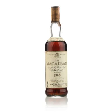 View full screen - View 1 of Lot 16. The Macallan 18 Year Old 43.0 abv 1968 (1 BT 75cl).