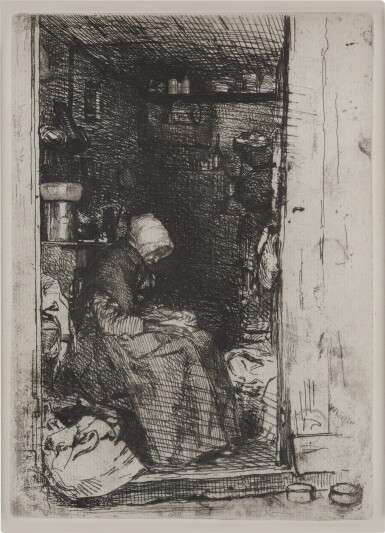 View full screen - View 1 of Lot 136. La Vielle aux loques (Kennedy 21; Glasgow 41).