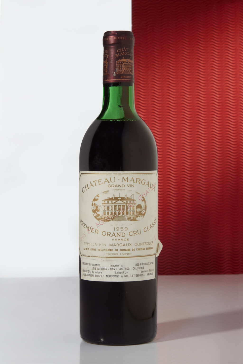 View full screen - View 1 of Lot 110. Château Margaux 1959 (1 BT).