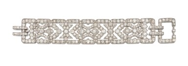 View full screen - View 1 of Lot 40. Cartier | Diamond Bracelet 卡地亞 鑽石手鏈.