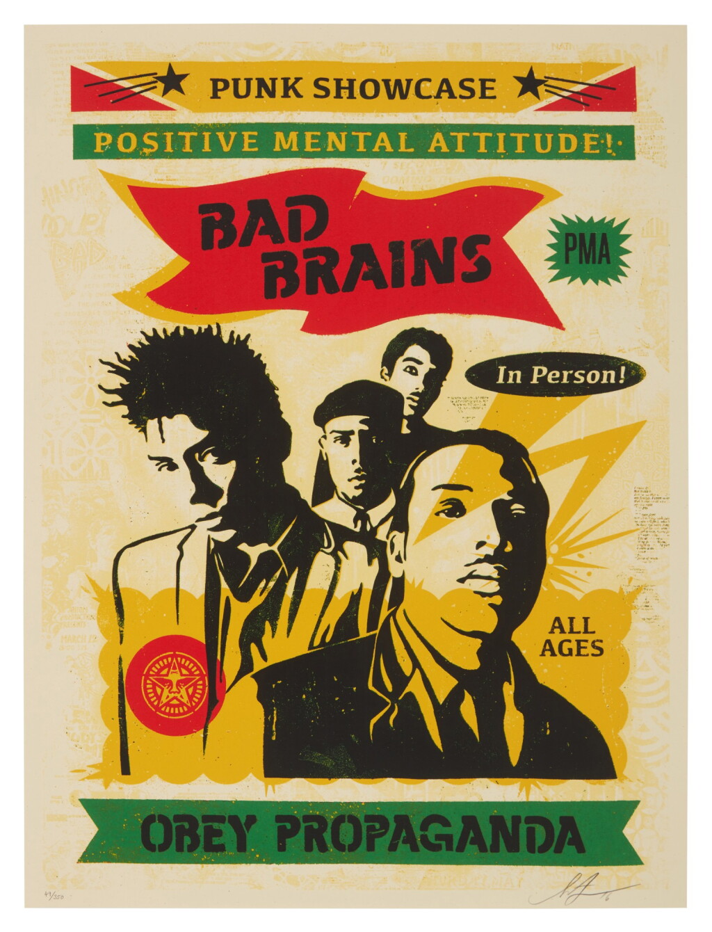 View full screen - View 1 of Lot 45. BAD BRAINS PUNK SHOWCASE (RASTA).