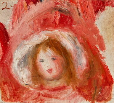 View full screen - View 1 of Lot 31. Fillette au chapeau.