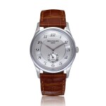 Reference 5196P-001 Calatrava, Retailed by Tiffany & Co.: A platinum wristwatch, Circa 2018 百達翡麗 5196P-001型號 Calatrava 鉑金腕錶,約2018年製,零售商為蒂芙尼