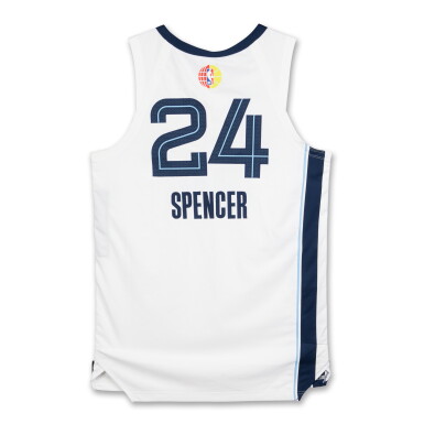 View full screen - View 1 of Lot 42. Cam Spencer ‘Berlin Game’ Memphis Grizzlies 2025-2026 Game Worn Association Edition Jersey | Matched to 2 Games.
