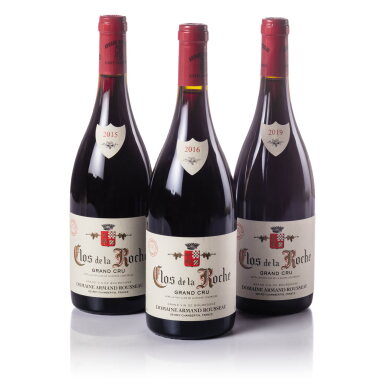 View full screen - View 1 of Lot 68. Clos de la Roche 2015/2016/2019 Domaine Armand Rousseau (3 BT).