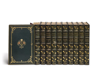 View full screen - View 1 of Lot 52. FLAUBERT, GUSTAVE | The Complete Works. New York and London: Printed for subscribers only by M. Walter Dunne, (1904).