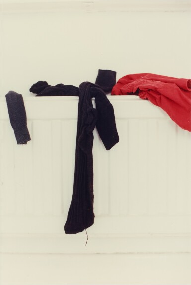View full screen - View 1 of Lot 83. Socks on Radiator .