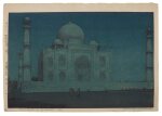 Yoshida Hiroshi (1876-1950) | Taj Mahal in Moonlight, No. 4 (Tsukiyo no Taji Maharu, daiyon) | Showa period, 20th century