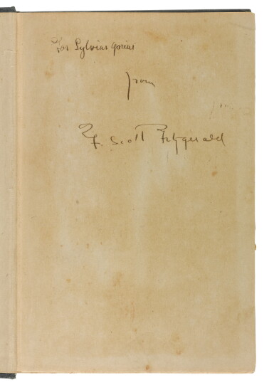 View full screen - View 1 of Lot 156. FITZGERALD, F. SCOTT | Flappers and Philosophers. New York: Scribner's, 1920.