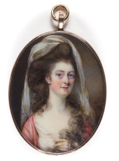 View full screen - View 1 of Lot 319. Portrait of a lady.