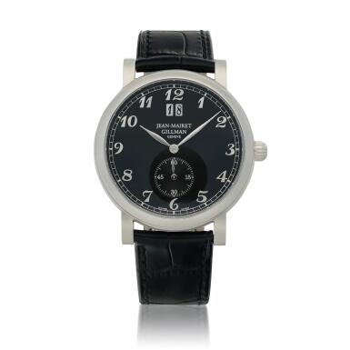 View full screen - View 1 of Lot 71. Grande Date Limited edition stainless steel wristwatch with digital date display Circa 2010.