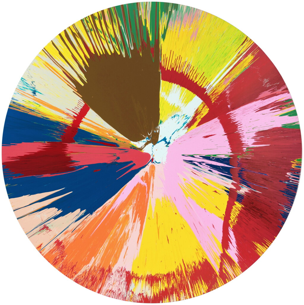 View full screen - View 1 of Lot 614. Beautiful, Hurtling, Outward, Vortex, Skiddy, Shitty, Smear Painting.