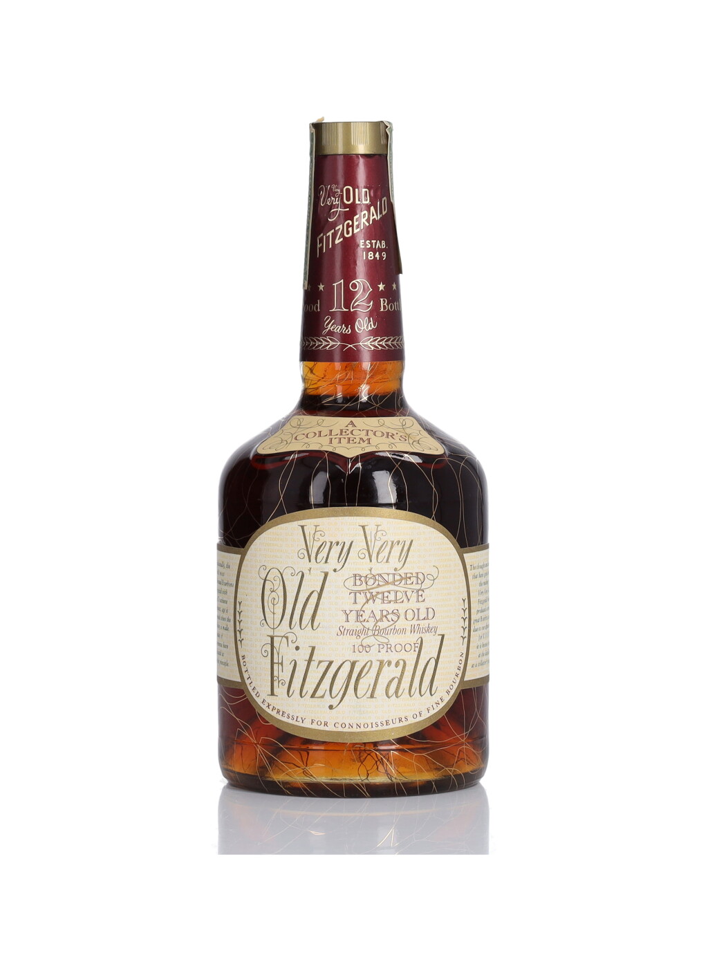 View full screen - View 1 of Lot 124. Very Very Old Fitzgerald 12 Year Old 100 Proof NV (1 BT75).