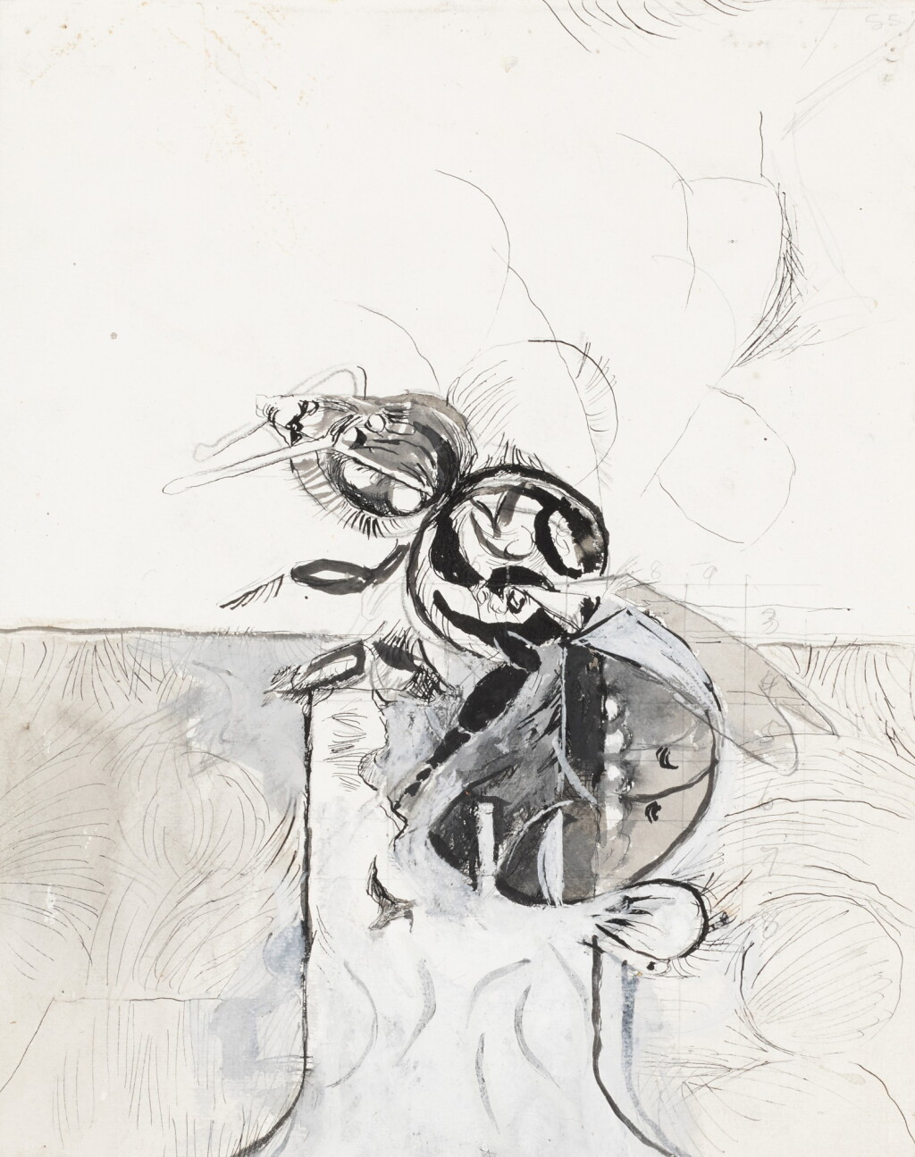 View full screen - View 1 of Lot 217. GRAHAM SUTHERLAND | BEE.