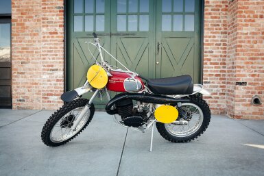 View full screen - View 1 of Lot 26. 1970 Husqvarna 400 Cross Ex Steve McQueen.