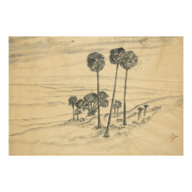 View full screen - View 1 of Lot 33. NANDALAL BOSE | UNTITLED (SESH KHEYA- THE DAY'S END).