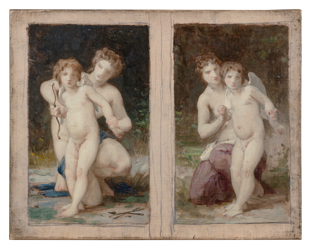 View full screen - View 1 of Lot 810. A Double Study for Amor Disarmed (Double étude pour l'Amour désarmé).