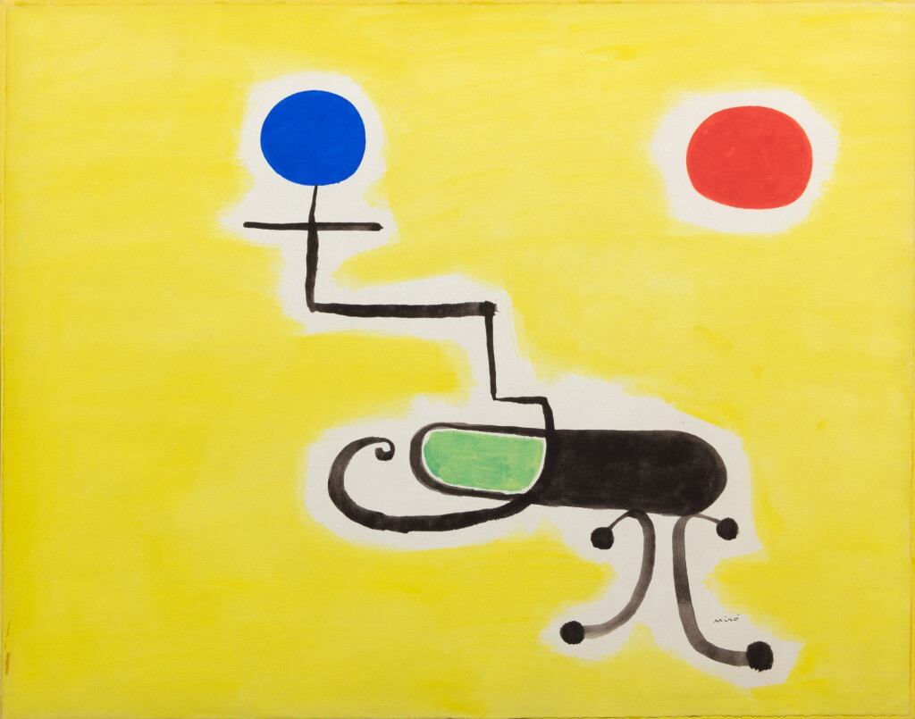 View full screen - View 1 of Lot 15. Personnage devant le soleil.
