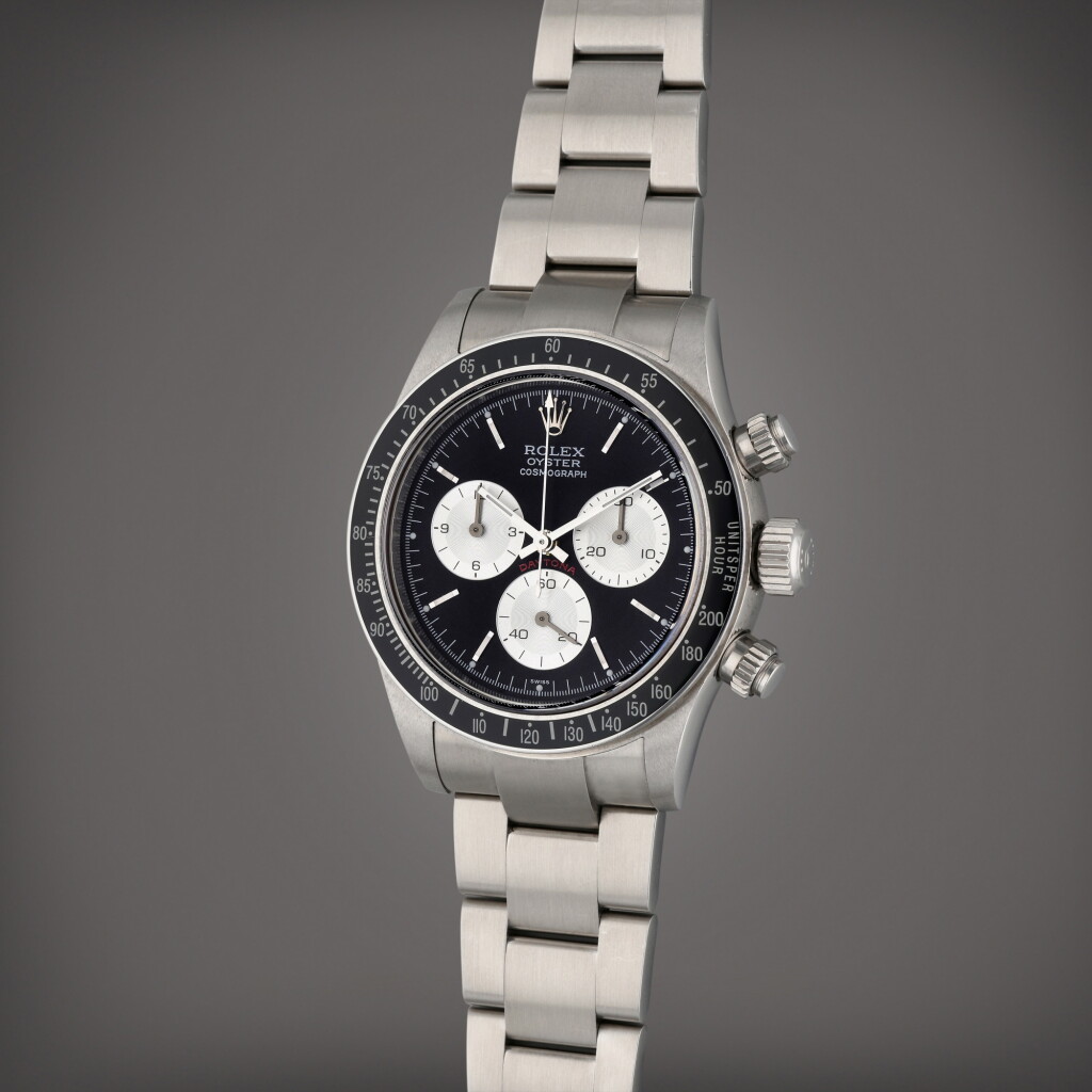 View full screen - View 1 of Lot 362. Artisans De Geneve Tribute to Daytona 6263 II "Big Red" | A stainless steel automatic chronograph wristwatch with bracelet, Circa 2020.