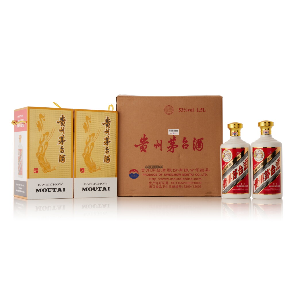 View full screen - View 1 of Lot 5136. 2024年產"飛天牌"貴州茅台酒 Kweichow Flying Fairy Moutai 2024 (2 1.5L).