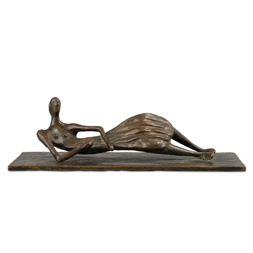 View full screen - View 1 of Lot 160. Thin Reclining Figure.