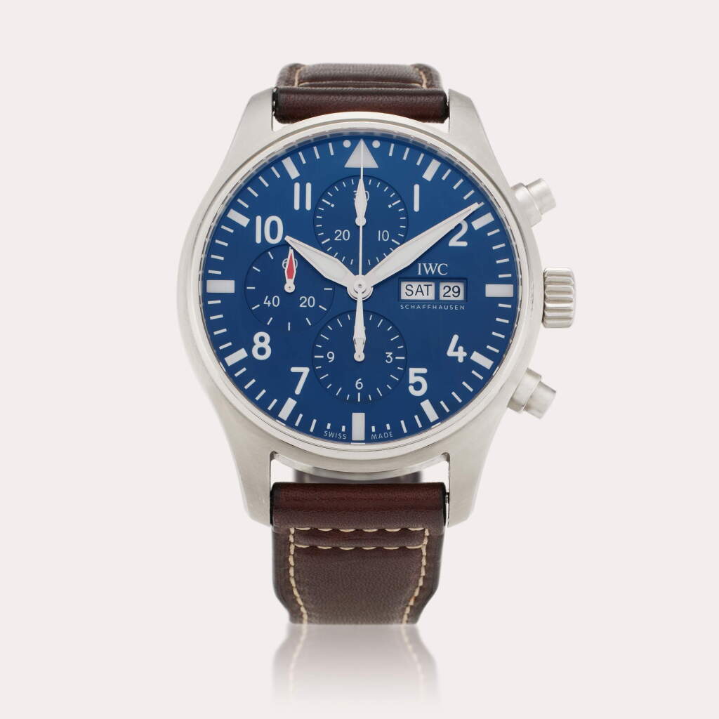 全萤幕检视 - 查看39Reference IW3777-14 Pilot’s Watch Edition ‘Le Petit Prince’ | A stainless steel automatic chronograph wristwatch with day and date, Circa 2021的1