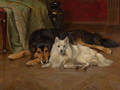 View full screen - View 1 of Lot 31. WRIGHT BARKER | GOOD FRIENDS.