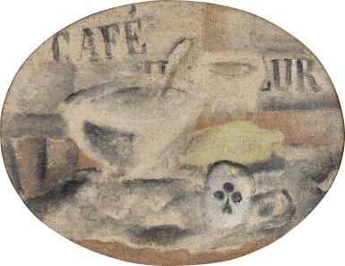 View full screen - View 1 of Lot 209. Nature Morte Bol et Carte.