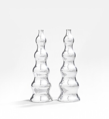 View full screen - View 1 of Lot 1041. Pair of Alisso II vases | Paire de vases Alisso II.