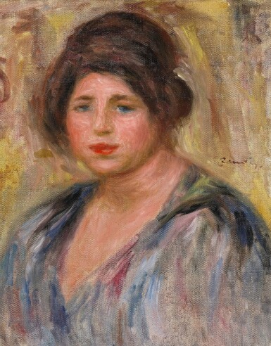 View full screen - View 1 of Lot 488. Portrait de femme (Gabrielle Renard) .