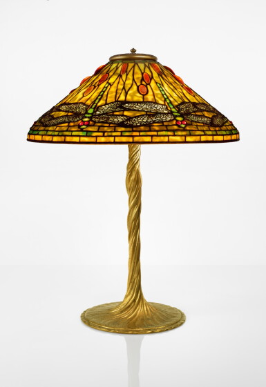 View full screen - View 1 of Lot 333. "Dragonfly" Table Lamp.