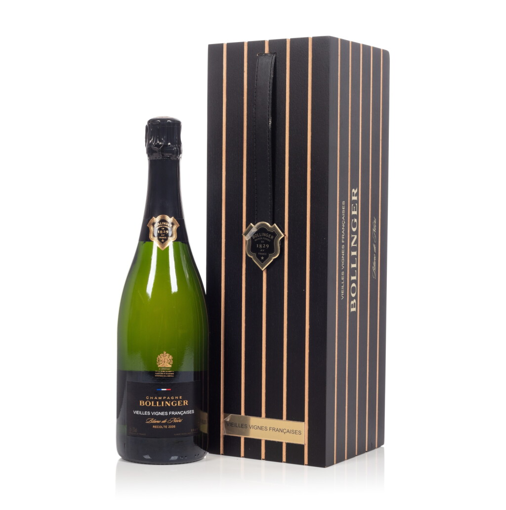 View full screen - View 1 of Lot 265. Bollinger Vieilles Vignes Françaises, Blanc de Noirs 2006 (3 BT).