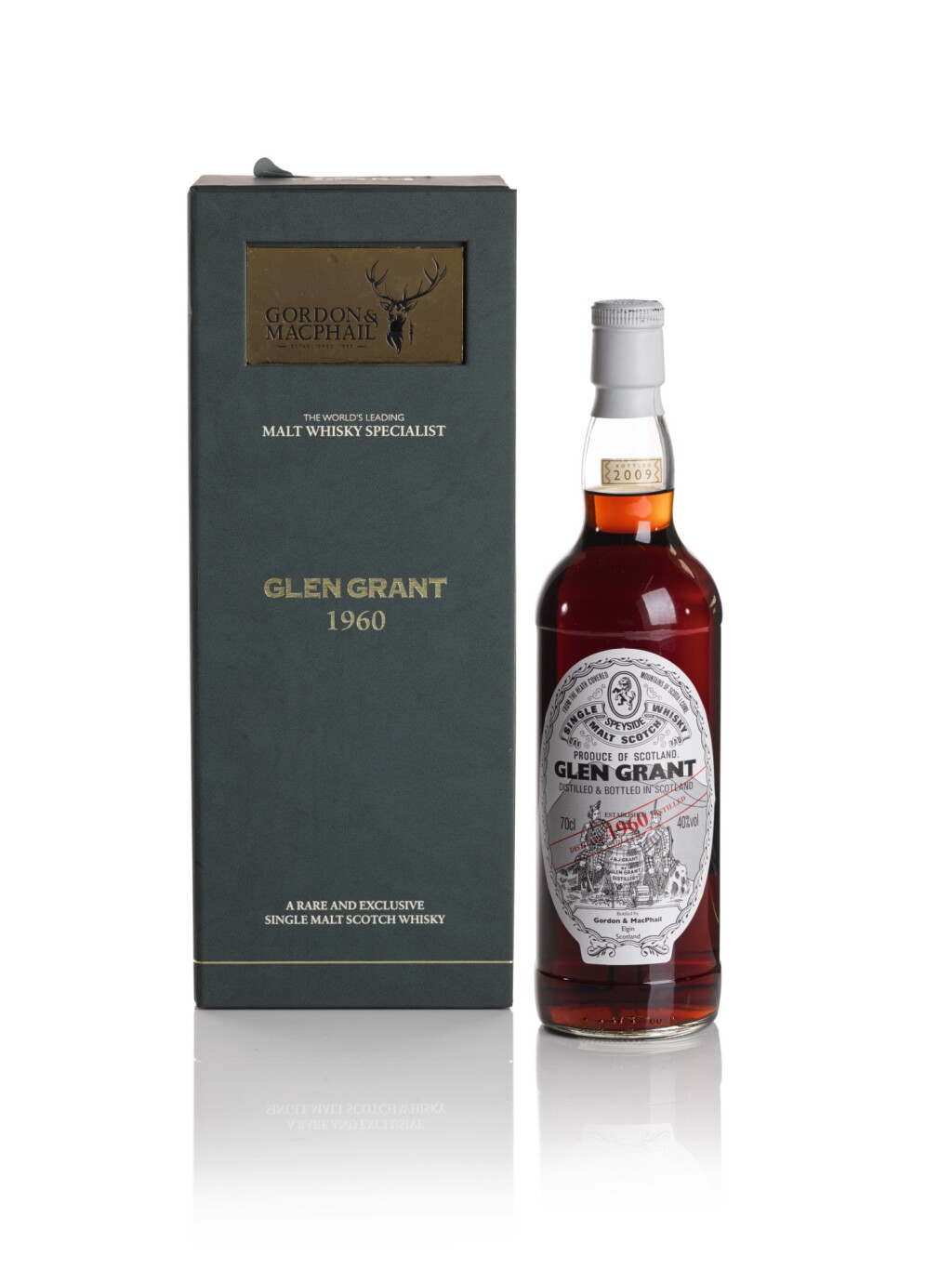 Voir en plein écran - Voir 1 du lot 212. GLEN GRANT GORDON & MACPHAIL 49 YEAR OLD 40.0 ABV 1960 .