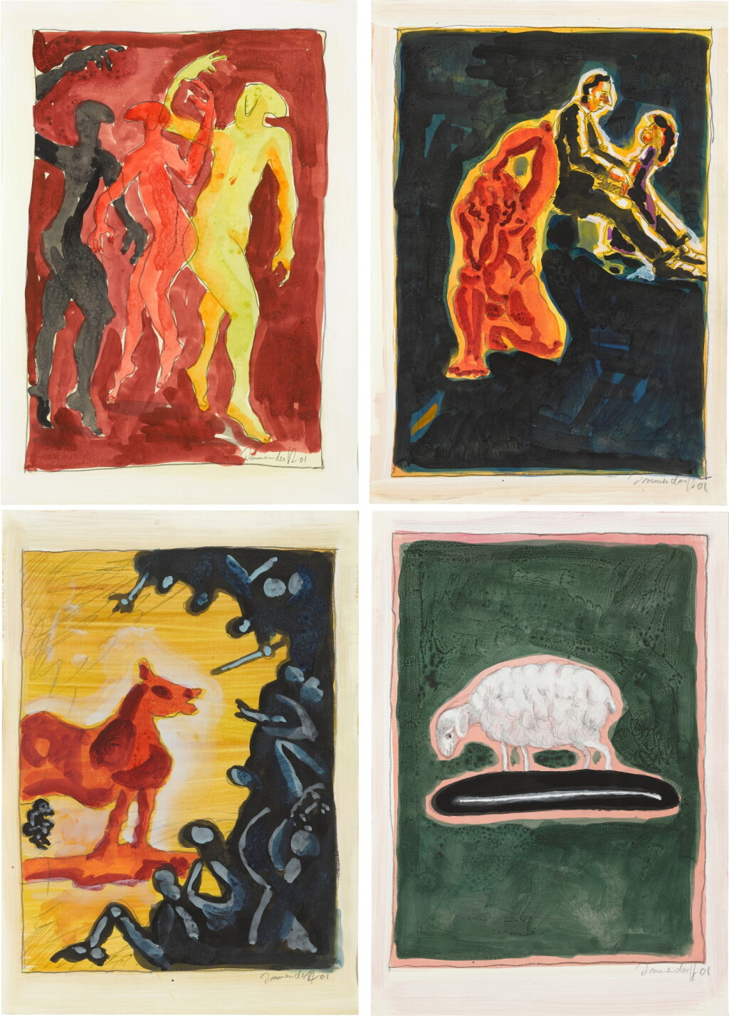 View full screen - View 1 of Lot 37. Untitled (Four Works).